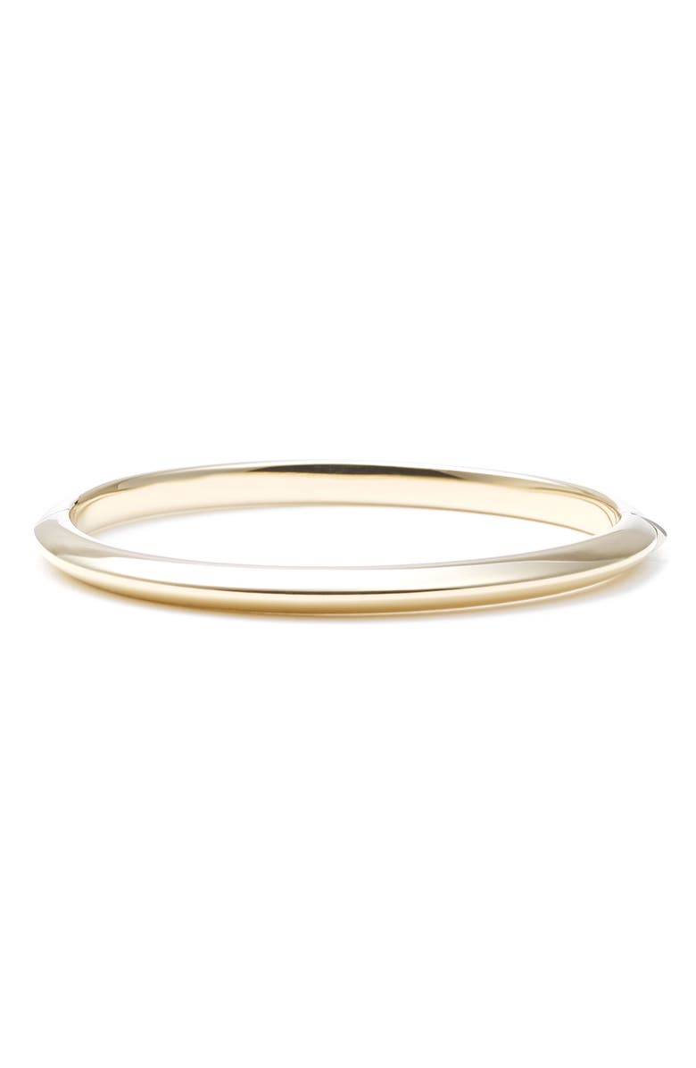 Roberto Coin Knife Edge Gold Bangle, Main, color,