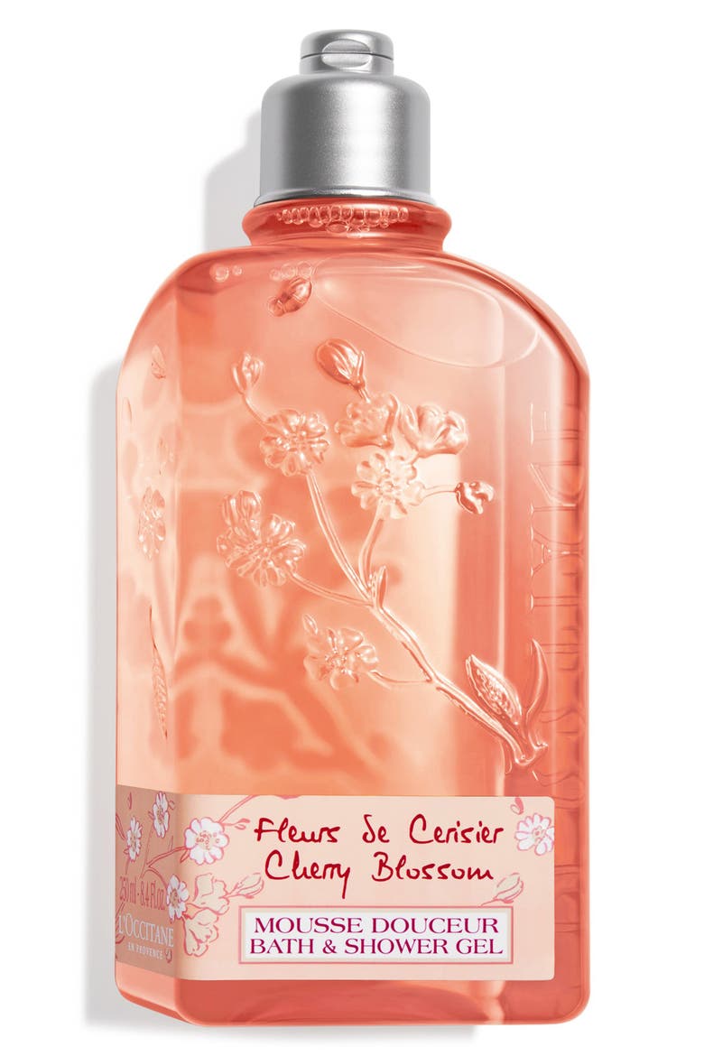 Cherry Blossom Bath & Shower Gel, Main, color, NO COLOR