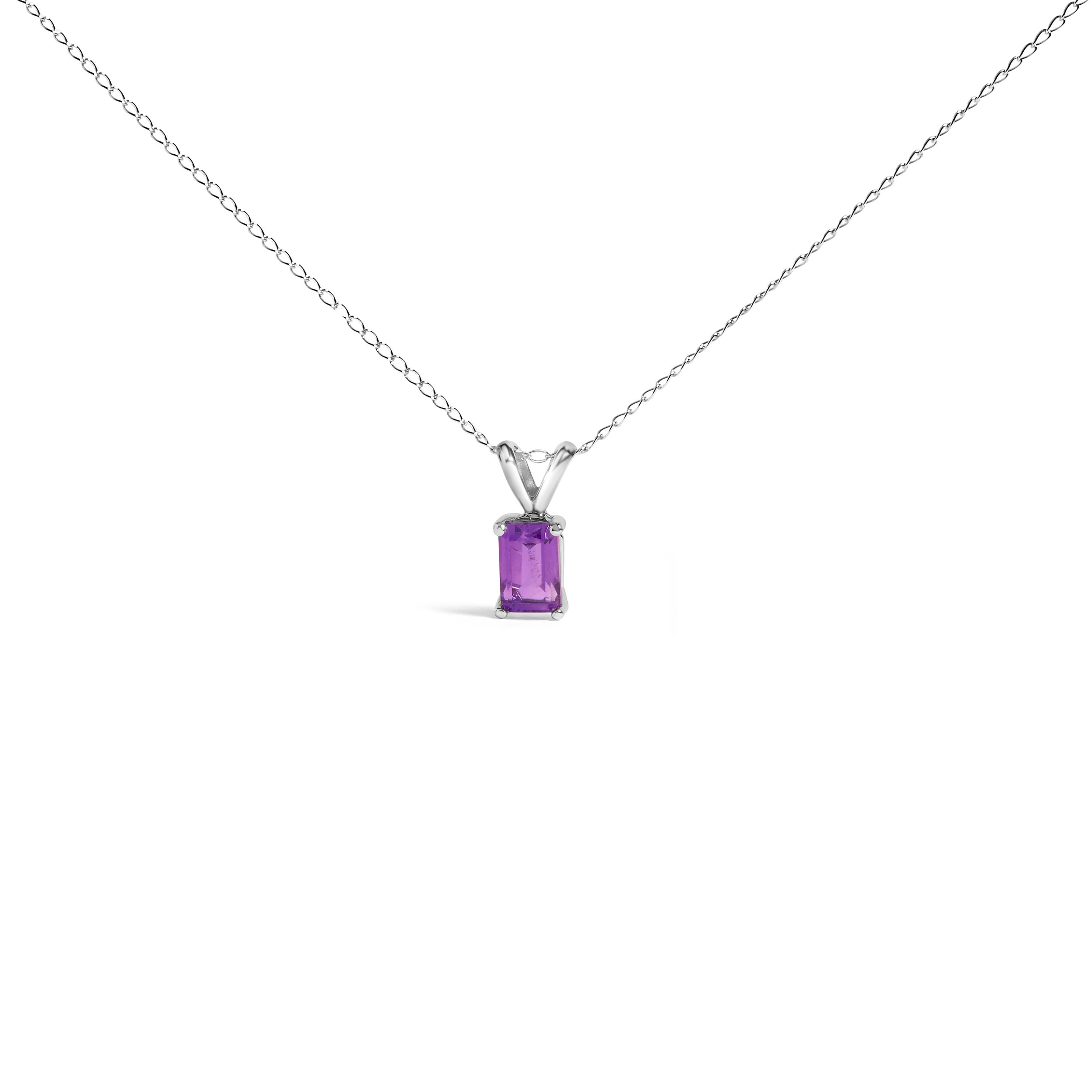 Purple Amethyst | White