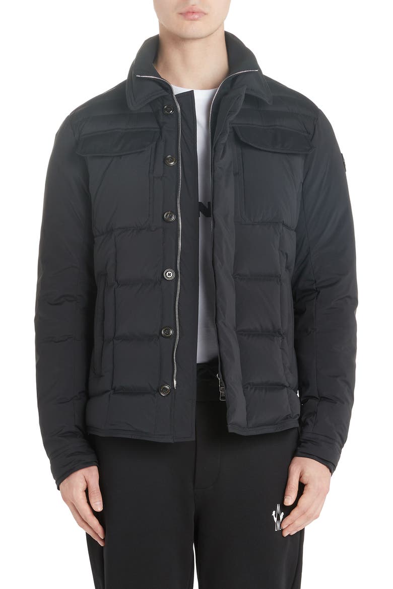 Biolay Down Jacket, Main, color, BLACK