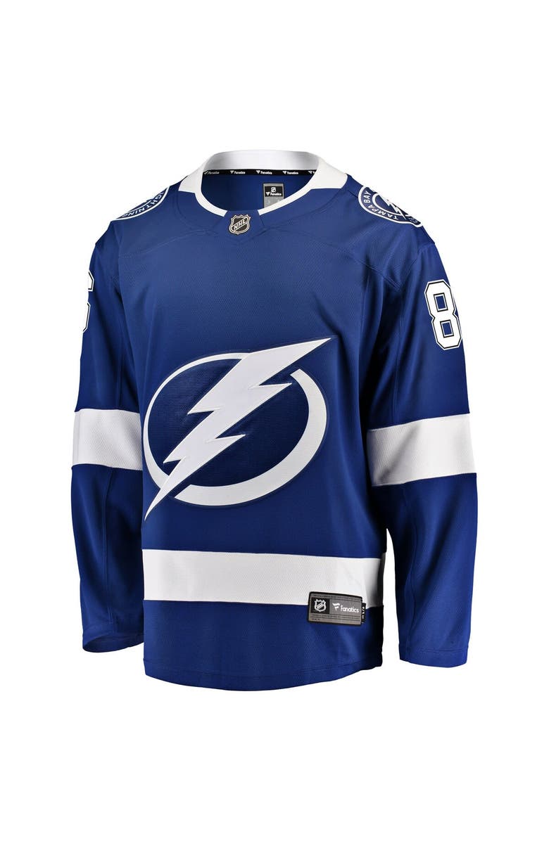 FANATICS Men's Fanatics Branded Nikita Kucherov Blue Tampa Bay Lightning Home Breakaway Player Jersey, Alternate, color, 