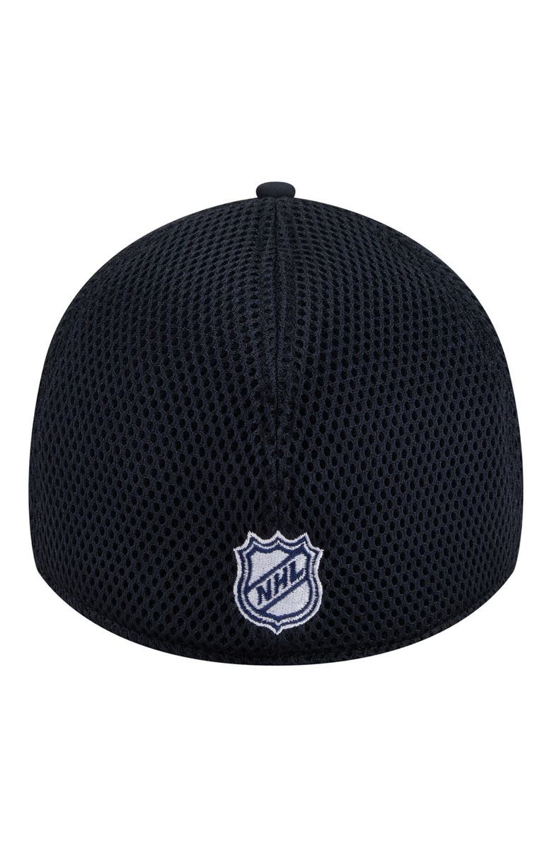 New Era Men's New Era Navy Washington Capitals Logo 39THIRTY Flex Hat, Alternate, color, Navy
