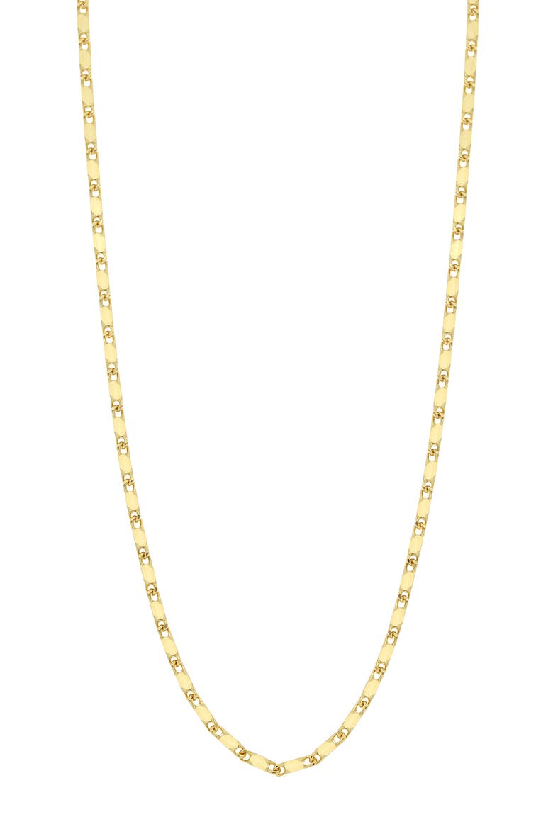 14K Gold Everyday Bar Chain Necklace (Nordstrom Exclusive), Main, color, 14K YELLOW GOLD