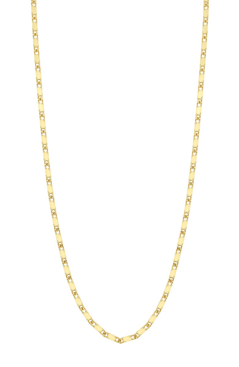 Bony Levy 14K Gold Everyday Bar Chain Necklace, Main, color,