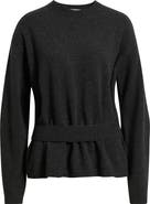 COS Alter Belt Detail Merino Wool Sweater