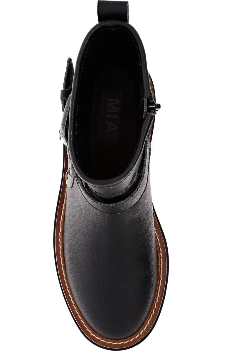 MIA Florence Water-Resistant Leather Boot, Alternate, color,