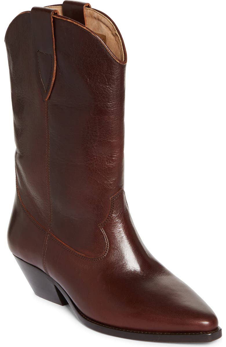 Isabel Marant Duerto Western Boot, Main, color, My Mahogany