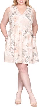 Standards & Practices Floral Sleeveless Dress