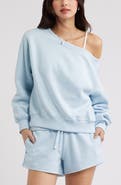 BP. Off the Shoulder Fleece Sweatshirt