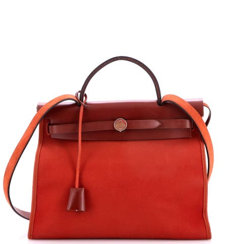 Herbag Zip Leather and Toile 31
