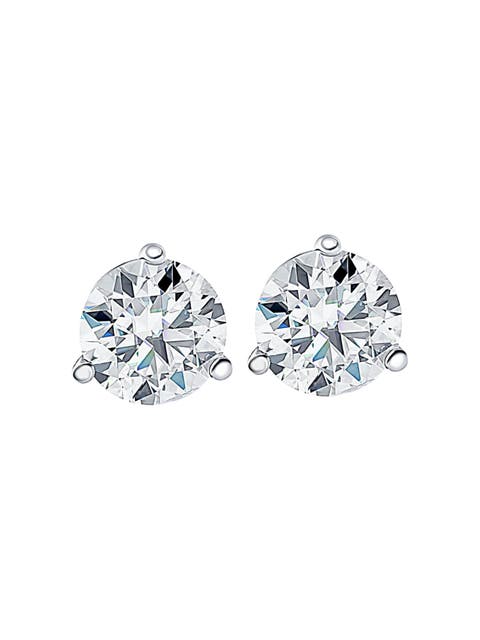 1/2ct Martini Lab Grown Diamond Studs 14K Gold