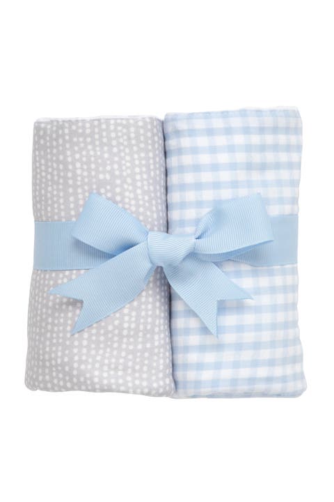 Dot Set of Two Burp Cloths