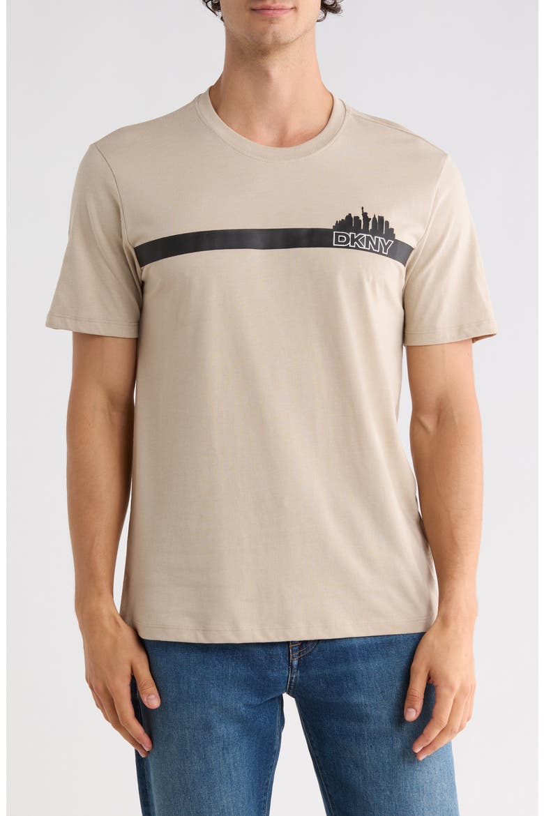 Graphic Print T-Shirt, Main, color, ISLAND FOSSIL