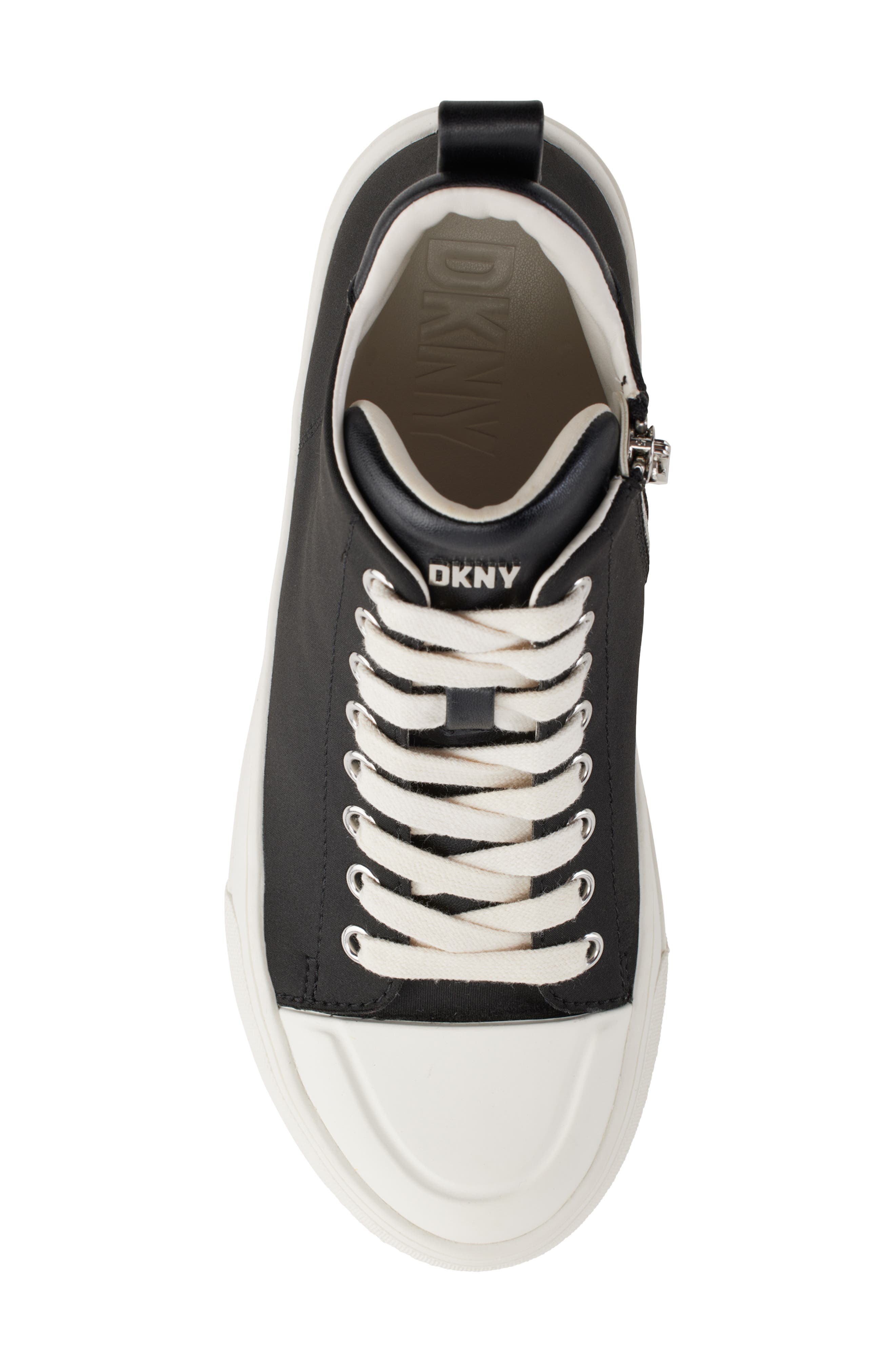 DKNY Yaser Mid Top Platform Sneaker, Alternate, color, 