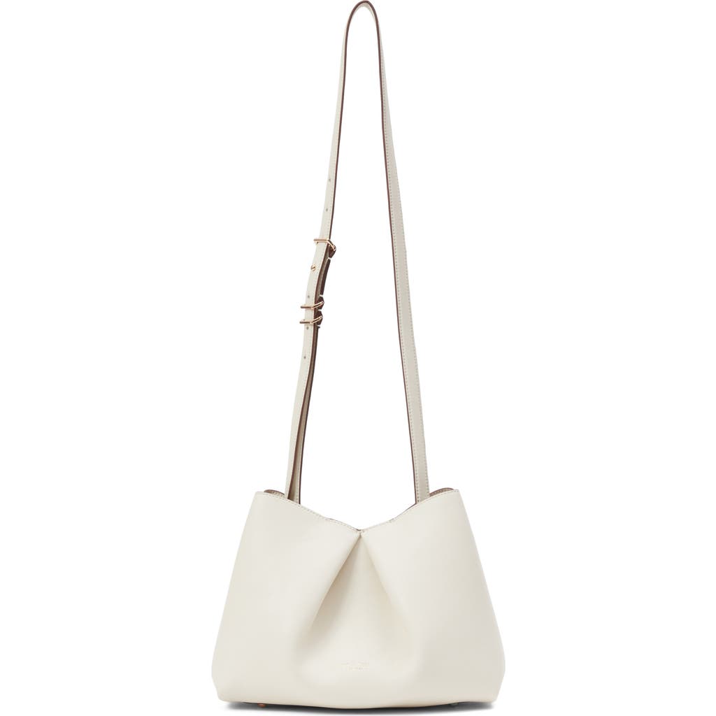 Rag & Bone Medium Bloom Leather Crossbody Bag In Antique White