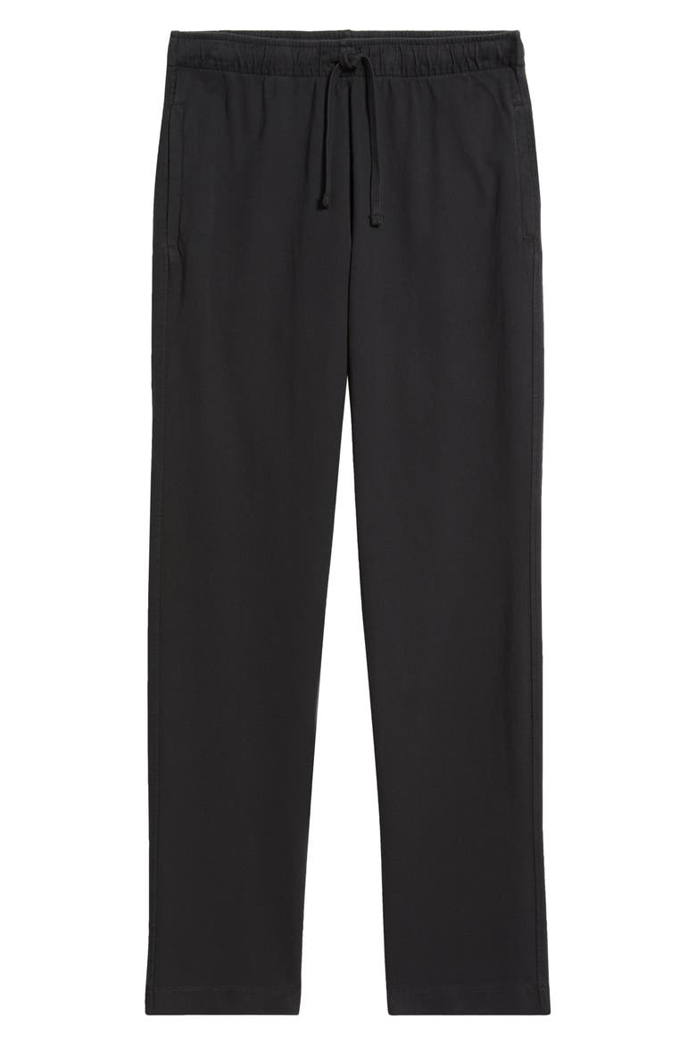 Caza Organic Cotton Drawstring Waist Pants, Alternate, color, NIGHT