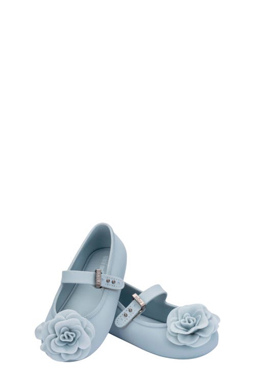 Mini Melissa Kids' Soft Ballerina Mary Jane Flat In Blue