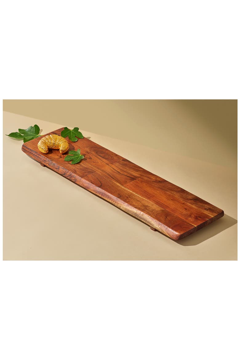 Treasure & Bond Large Acacia Wood Tray, Alternate, color, WARM BROWN