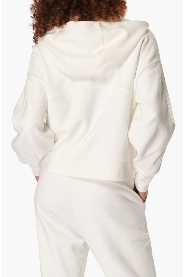 Essentials Full Zip Hoodie, Alternate, color, LILY WHITE