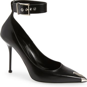 パンプス Alexander Mcqueen Punk Pumps With Strap 18831278_54784666_600.jpg