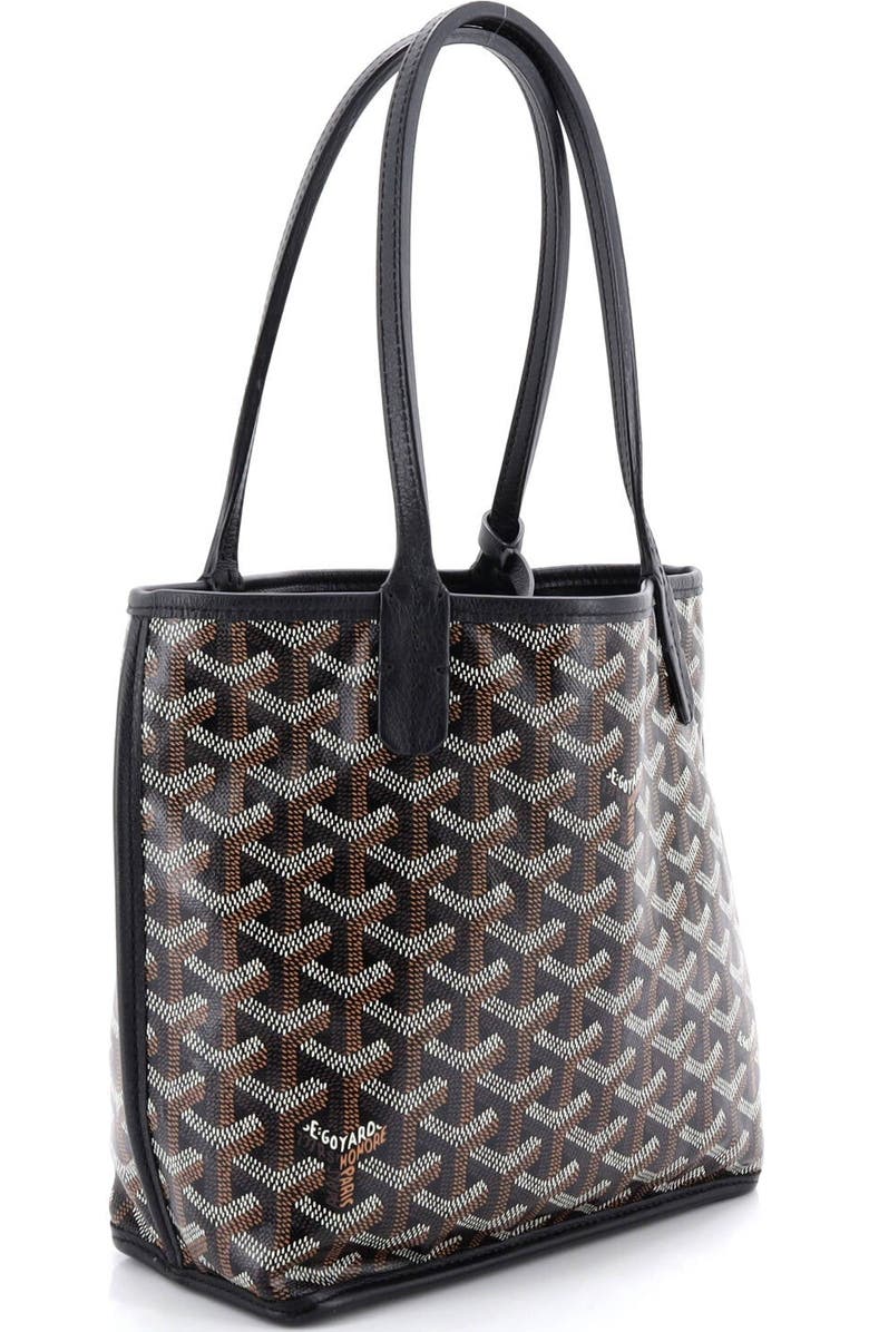 Pre-Owned Goyard Anjou Reversible Tote Coated Canvas Mini, Alternate, color,