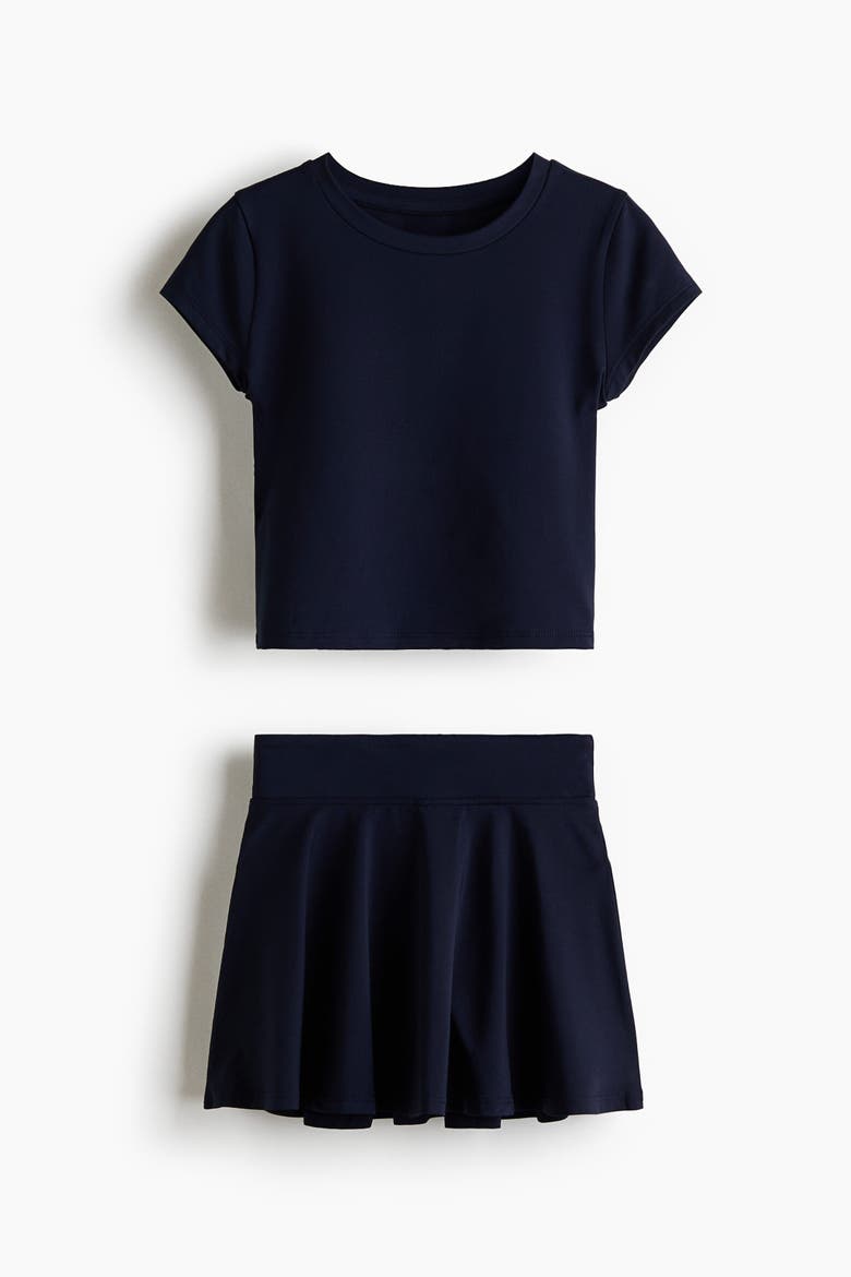 2-piece Sports Set With Drymove, Alternate, color, Navy blue