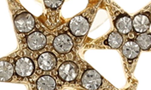 Olivia Welles Constellation Crystal Stud Earrings In Gold/clear
