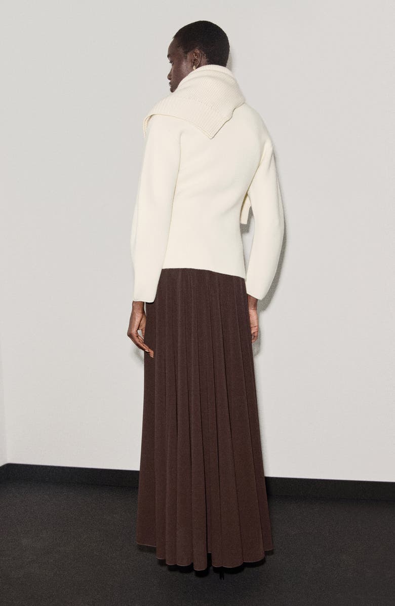 MANGO Zip Front Cardigan, Alternate, color,