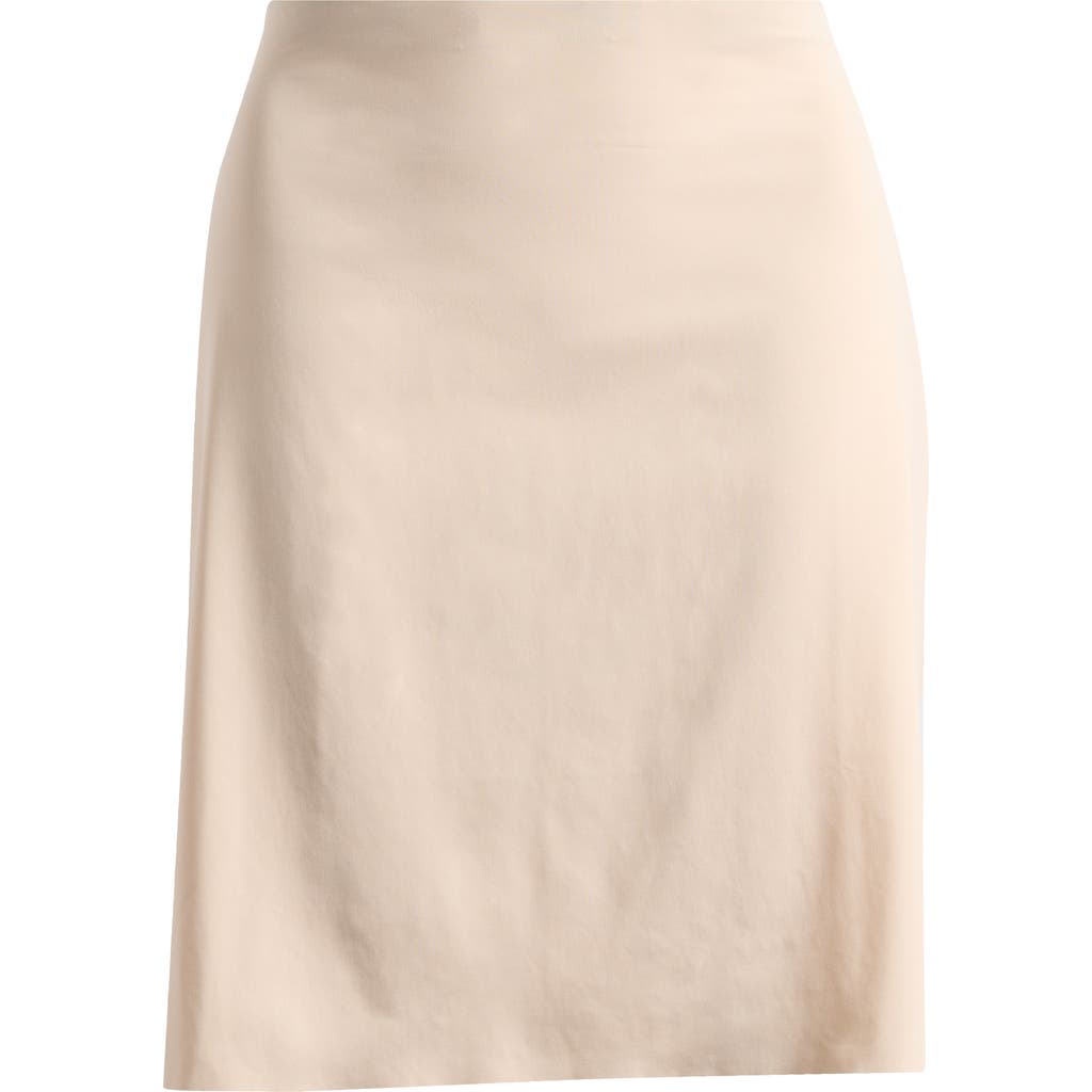 Nordstrom Invisible Half Slip In Beige Smoke