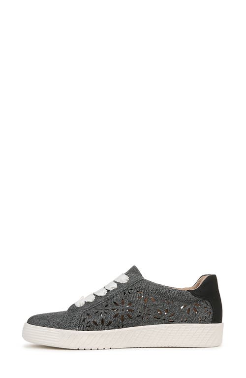 Soul Naturalizer Neela Perforated Lace-up Sneaker In Black Denim Pattern