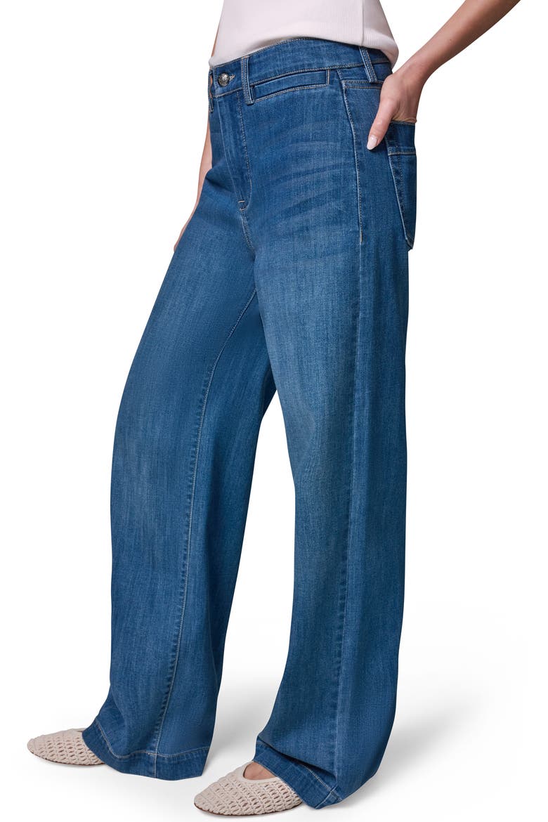 The Donna High Waist Wide Leg Jeans, Alternate, color, GIBSON
