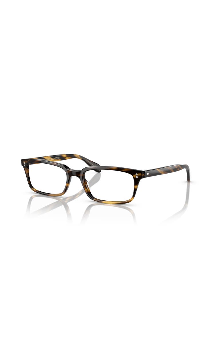 Oliver Peoples 51mm Rectangle optical glasses, Main, color, Black