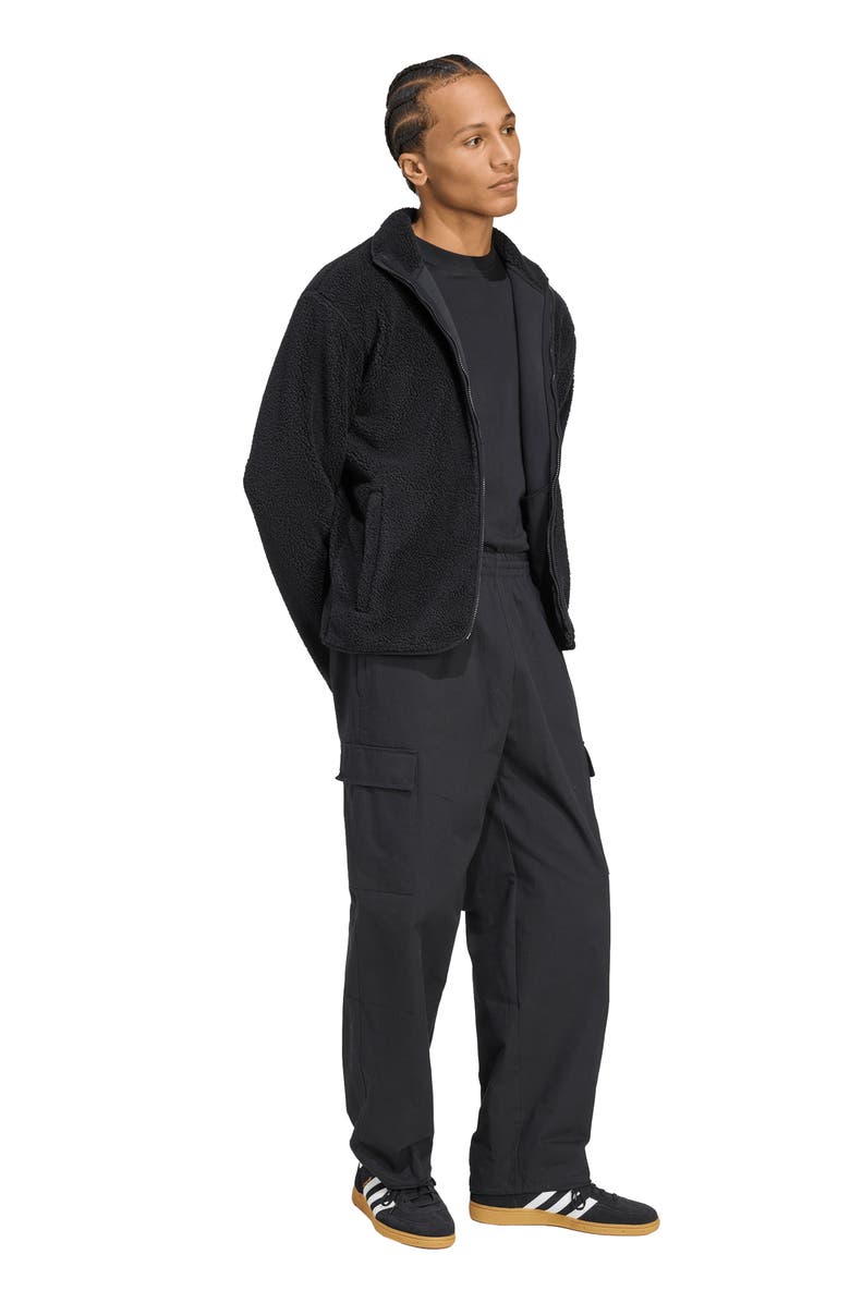 adidas Trefoil Essentials Fleece Zip Jacket, Alternate, color, 