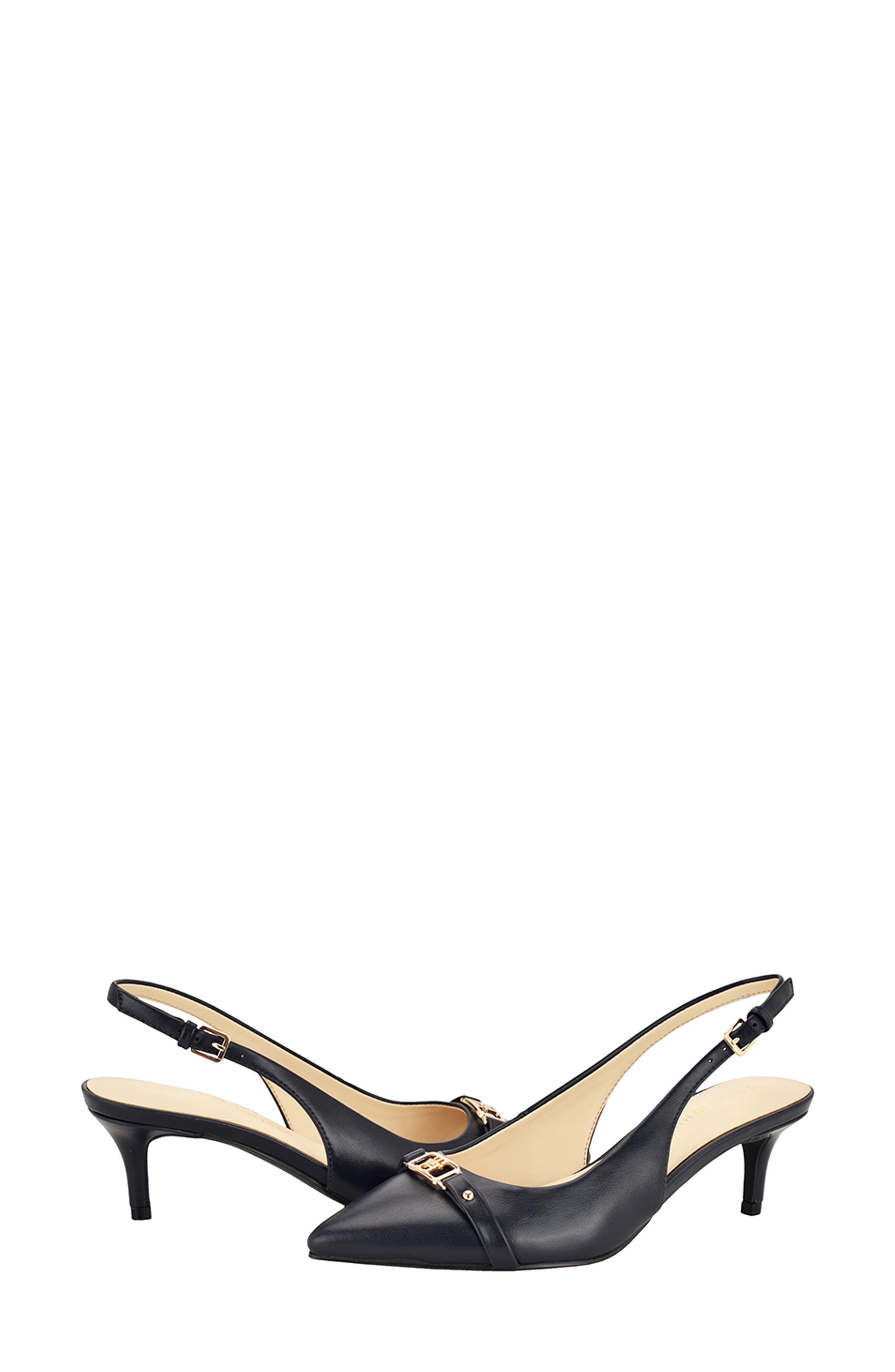 Totale Slingback Pointed Toe Pump, Alternate, color, MARINE
