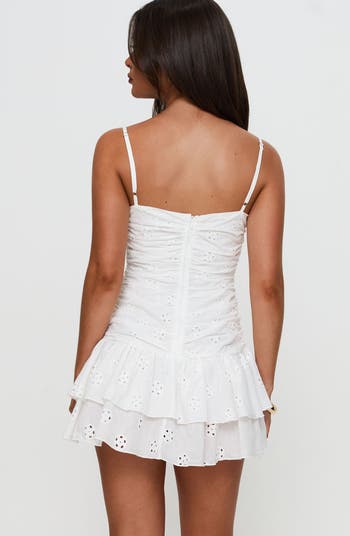 Rothea Eyelet Embroidery Minidress