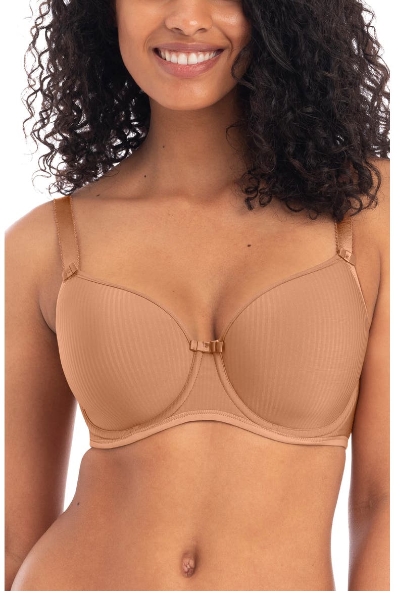 Idol Underwire Balconette Bra, Main, color, CINNAMON