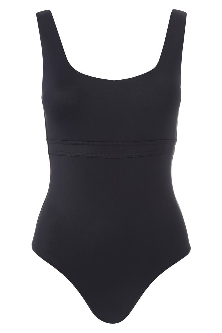 Kos Core One-Piece Swimsuit, Alternate, color, BLACK