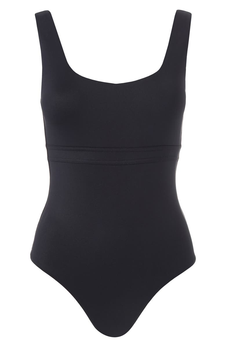 Melissa Odabash Kos Core One-Piece Swimsuit, Alternate, color, Black