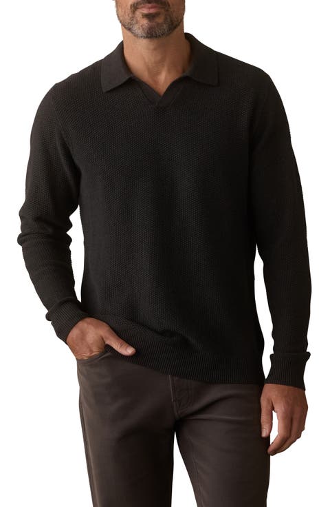 Coolmax Textured Sweater Polo