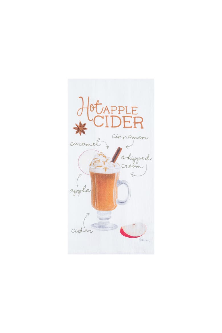 Apple Cider Crisp & Streusel Towel Set of 3, Alternate, color, White