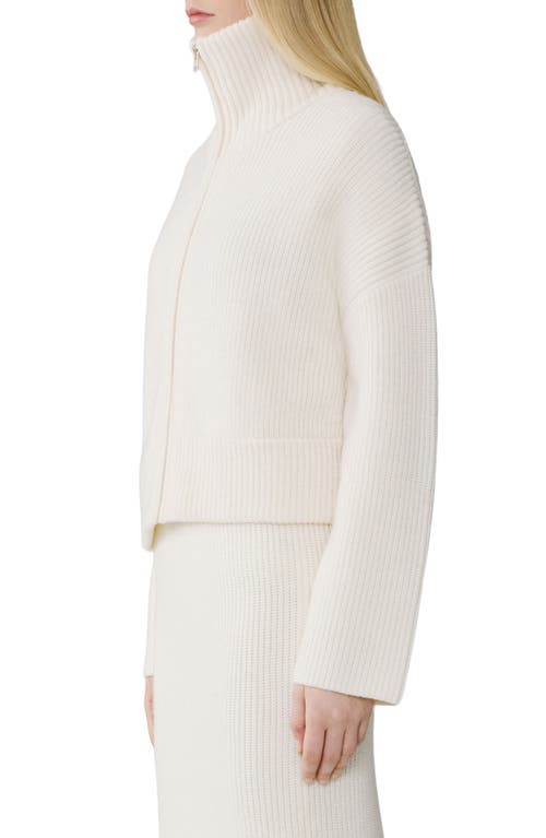 Soia & Kyo Noelle Rib Cardigan In White