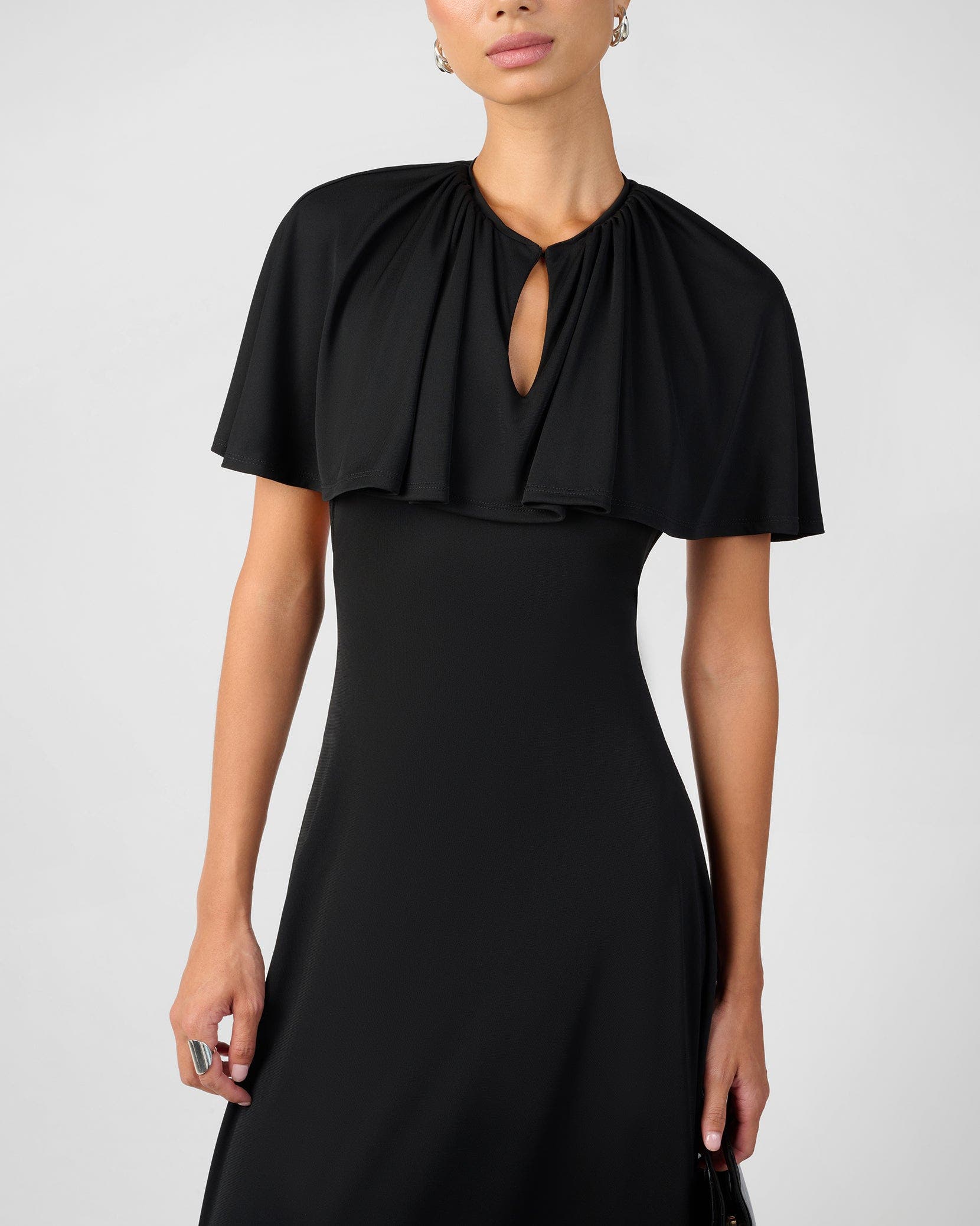 Cape Midi Dress - image 2