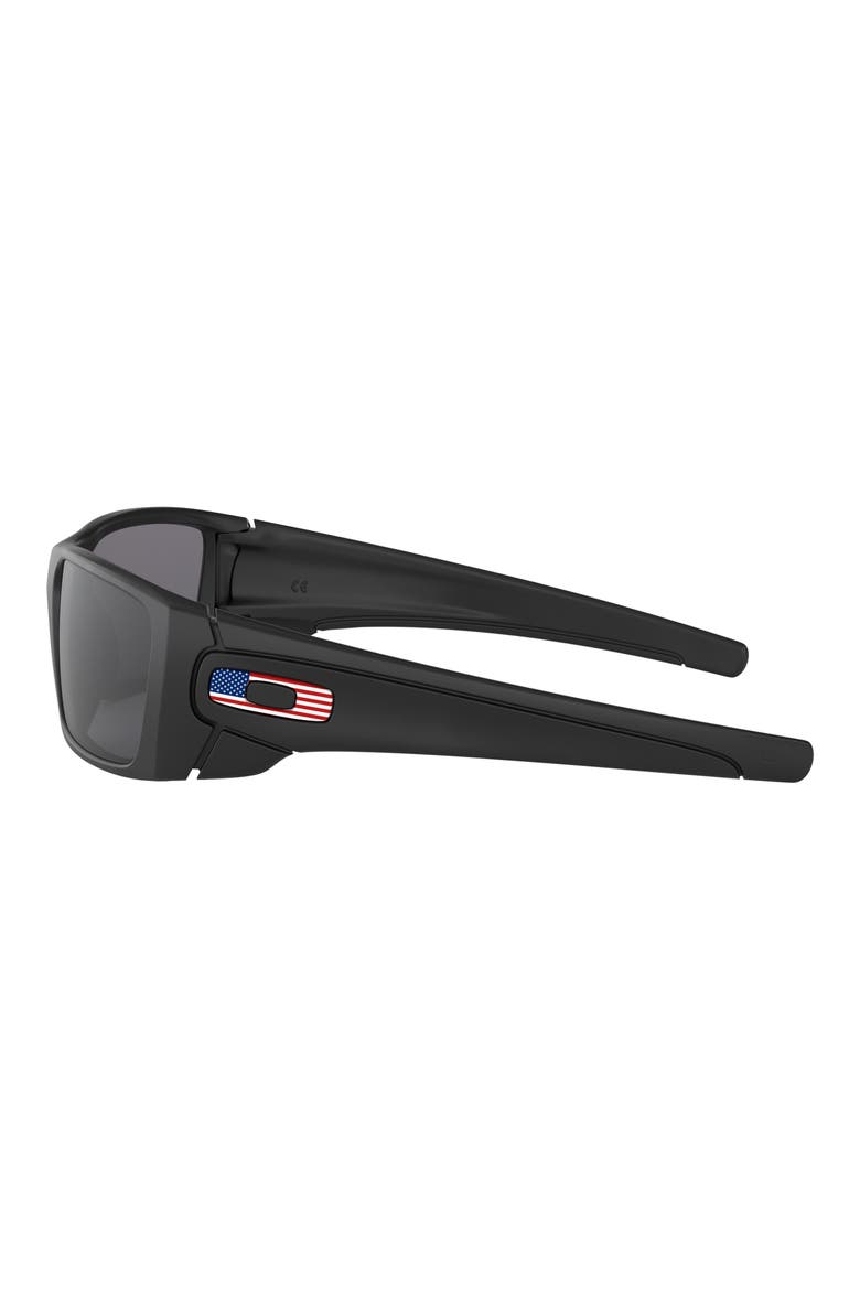 Fuel Cell 60mm Rectangular Sunglasses, Alternate, color, MATTE BLACK