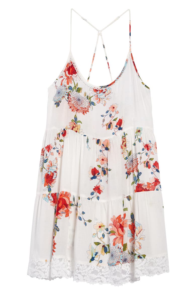 All My Loving Floral Chemise, Alternate, color, IVORY