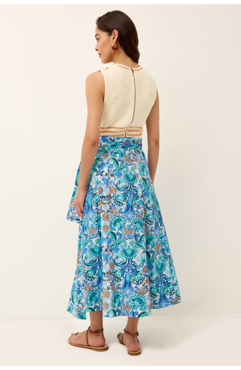 Marie Oliver Estine Wrap Skirt, Alternate, color, Chateau