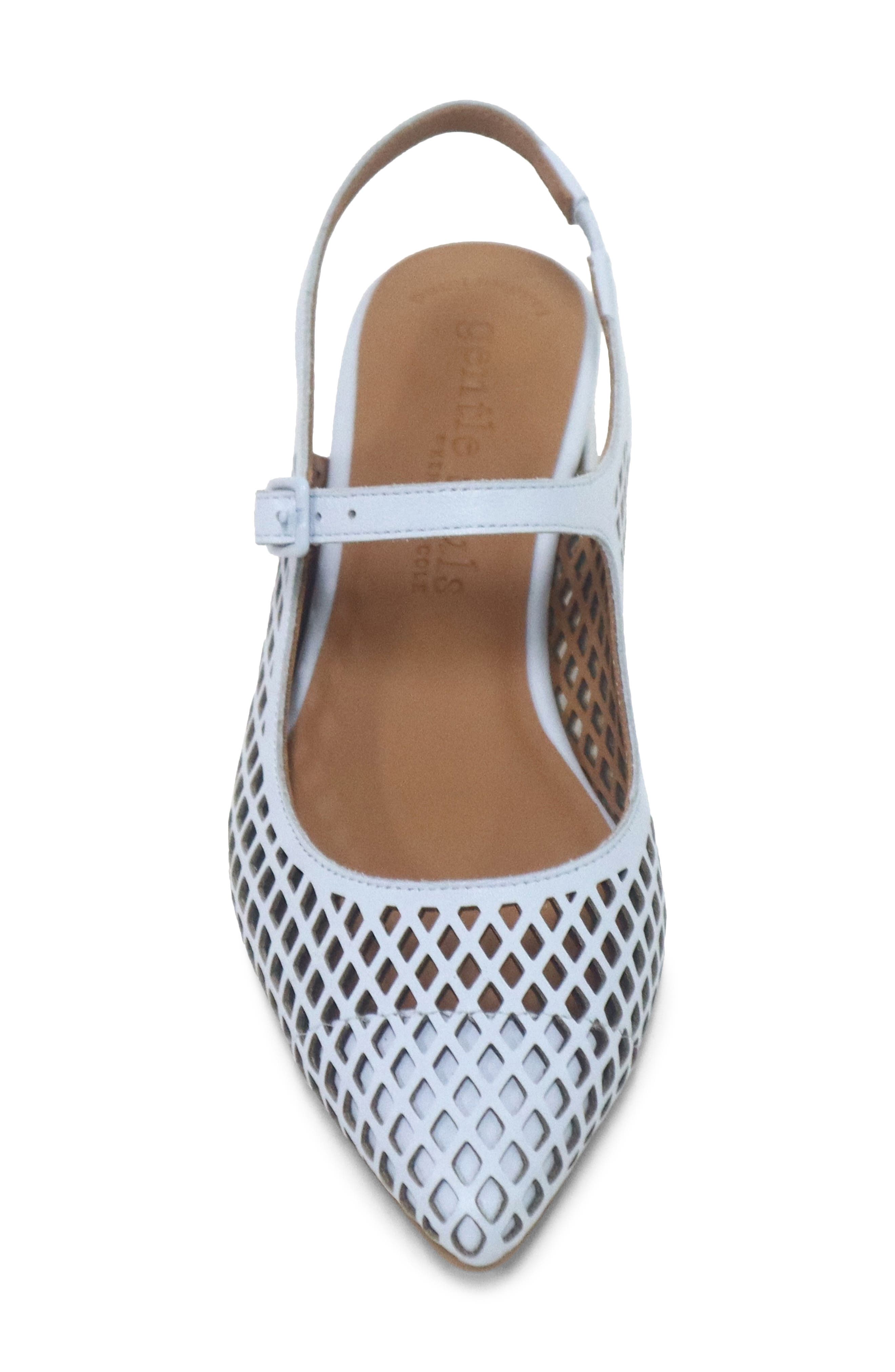 Gladys Perf Slingback Pump, Alternate, color, BALLAD BLUE LEATHER