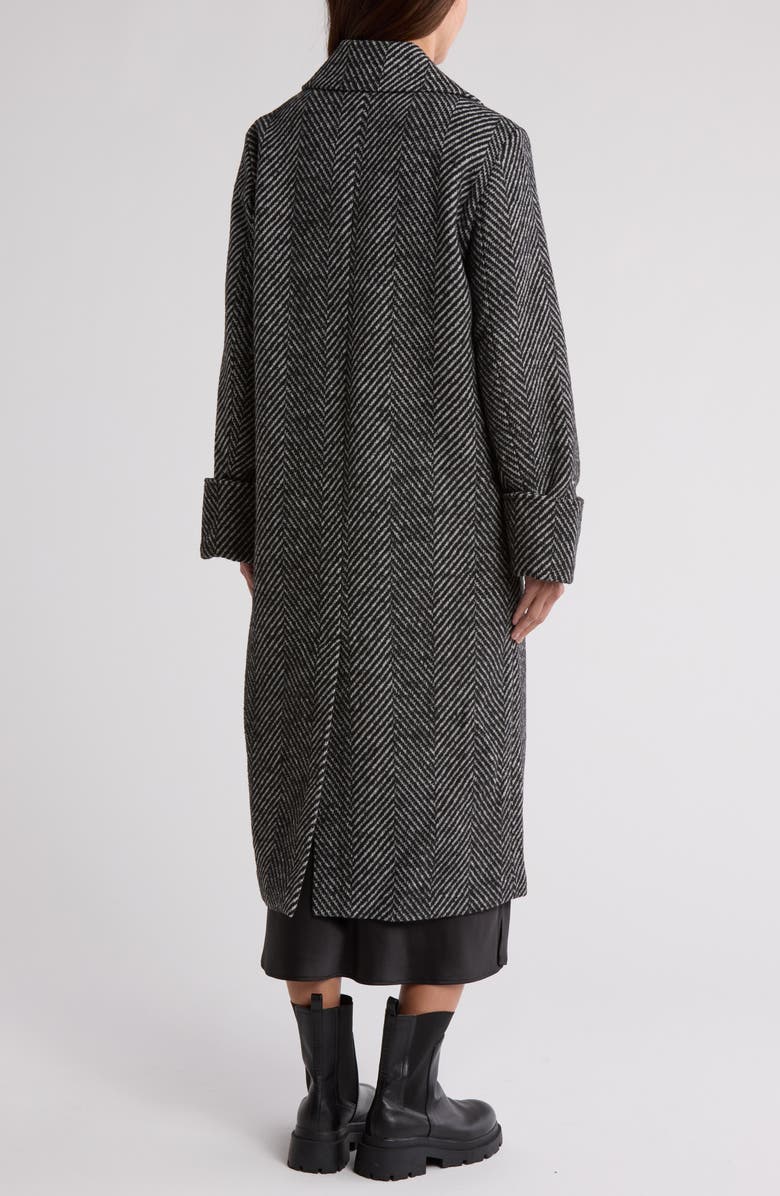 NVLT Retro Herringbone Oversize Coat, Alternate, color,