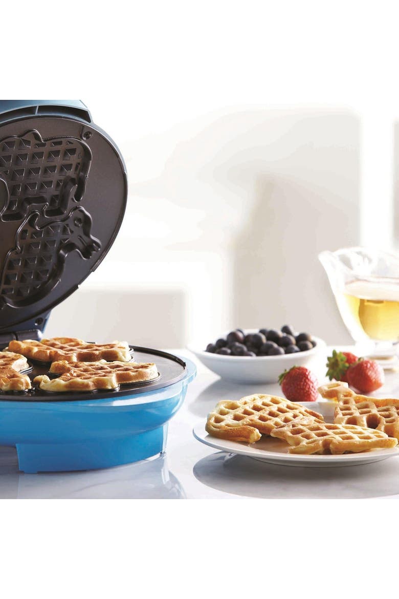 Non-Stick Animal Shape Waffle Maker Machine, Alternate, color, BLUE