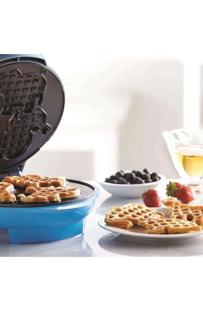 Brentwood Non-Stick Animal Shape Waffle Maker Machine, Alternate, color, Blue