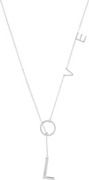 st. Moran Adjustable Love Lariat Necklace